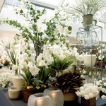 Pulbrook and Gould white flower display