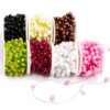 colored beads on wire for florists
