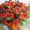 berry filled centerpiece