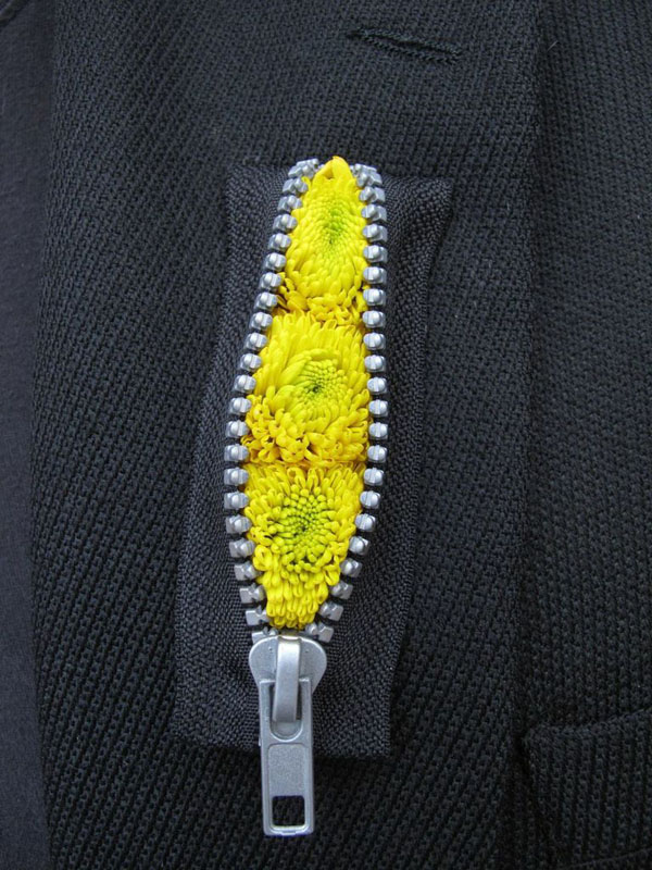 modern boutonniere