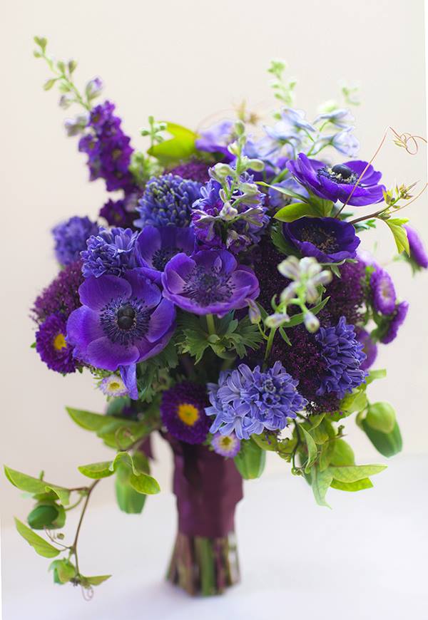 Wedding Wednesday :: Purple Flowers | Flirty Fleurs The Florist Blog