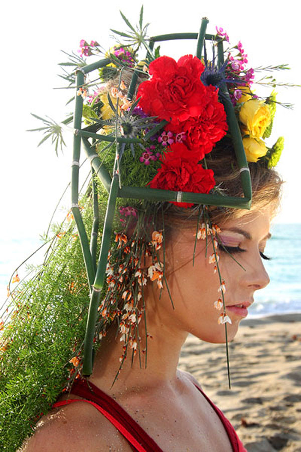 How To Create A Floral Headdress By Jaclyn Gough | Flirty Fleurs The ...