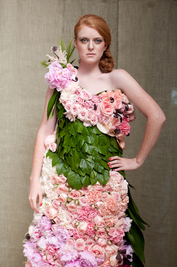 flower design dress