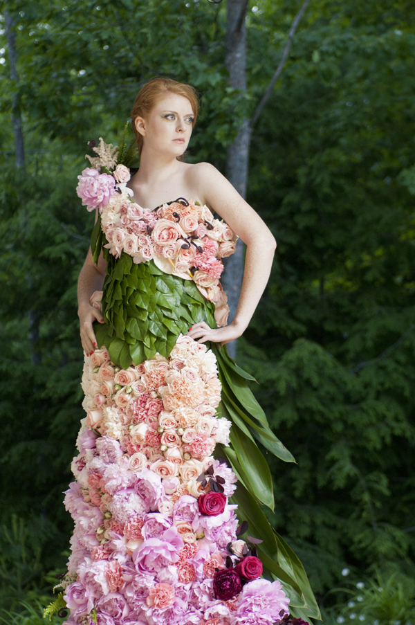 dress of flowers