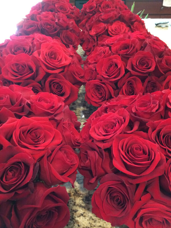 Red Rose Centerpieces