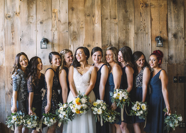 Fleurie Flowers, Reedley, California, wedding party