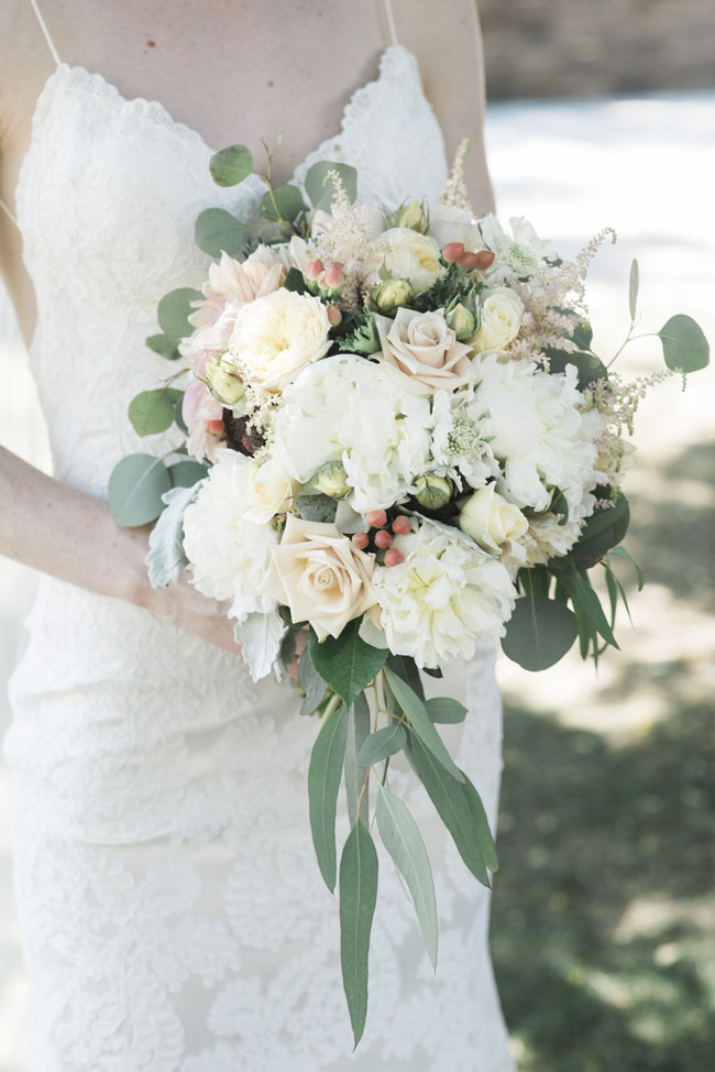 Fleurie Flowers, Reedley, California, blush bridal bouquet