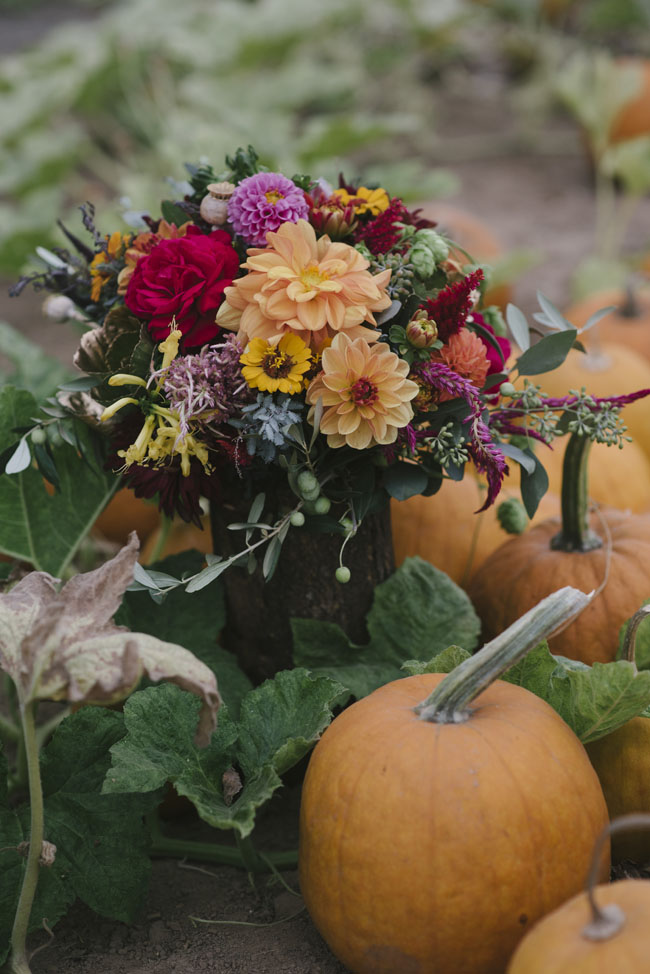 Fleurie Flowers, Reedley, California, autumn floral arrangement