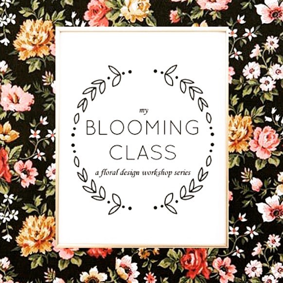 Passion Flowers Design & Forage Florals - marketing artwork for design class series