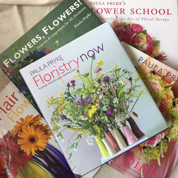 books by floral designer, Paula Pryke.