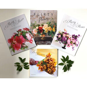 flirty fleurs flower magazine and bella bouquets book by alicia schwede