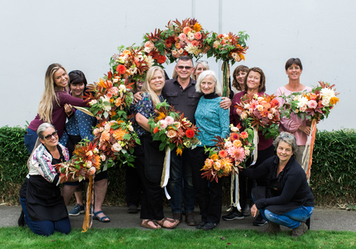 Floral Design Workshop with Francoise Weeks, Alicia Schwede, and Miles Johnson in Seattle Washington