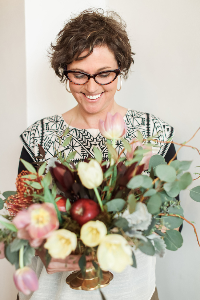 Floral Designer Amy Dunlap photographed by Isabel Belen