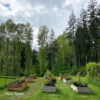 building flower boxes for a cutting garden, gardening in Washington State, Alicia Schwede of Flirty Fleurs cutting garden