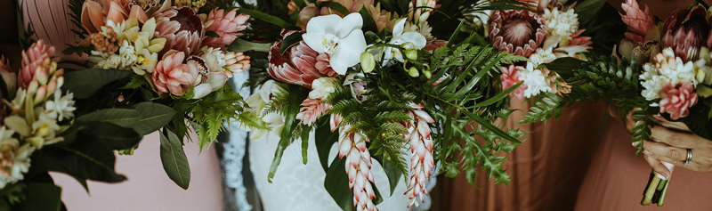 Grace Flowers Hawaii - tropical flower bouquets for a wedding