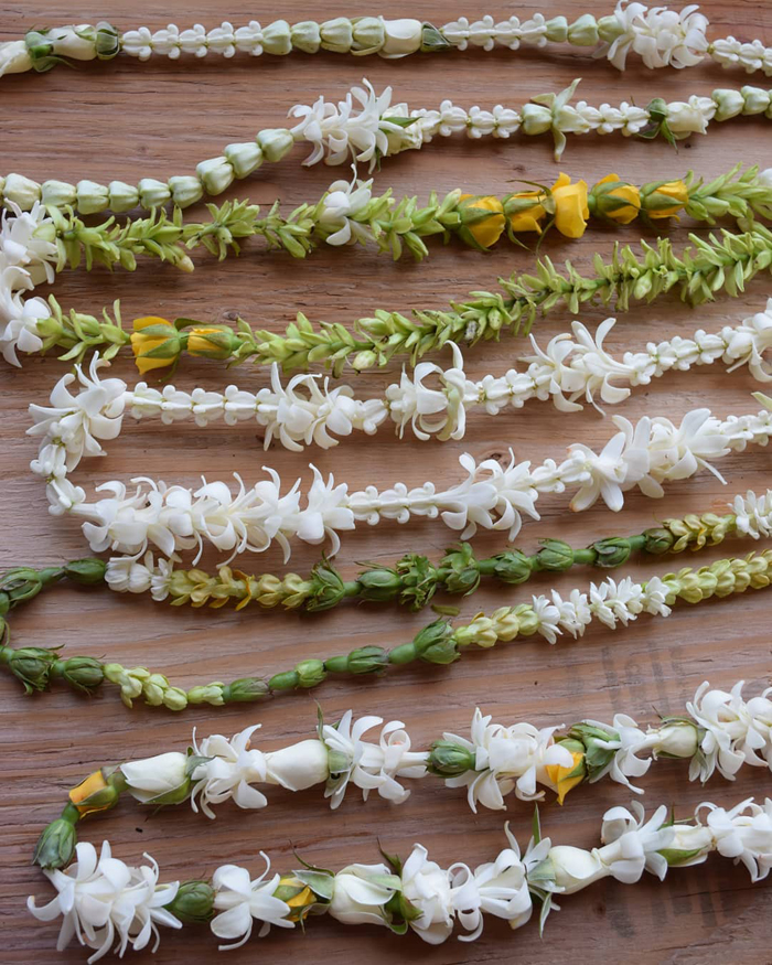 Grace Flowers Hawaii - variety of flower leis