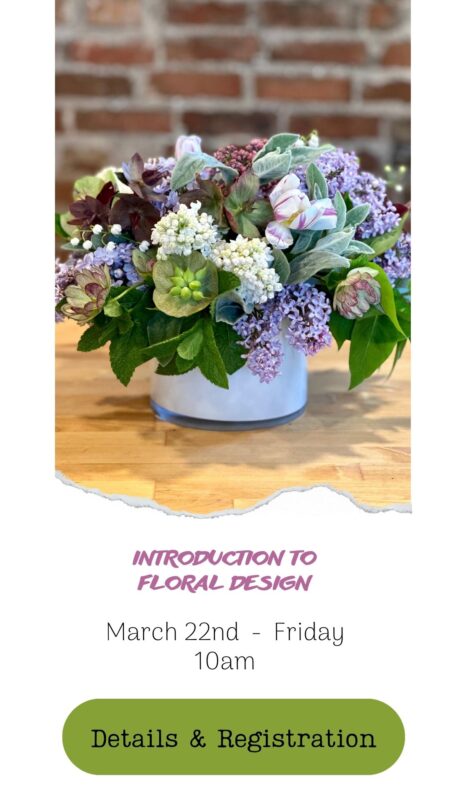 learn the art of floral arranging at an introduction to flower designing class in snohomish washington
