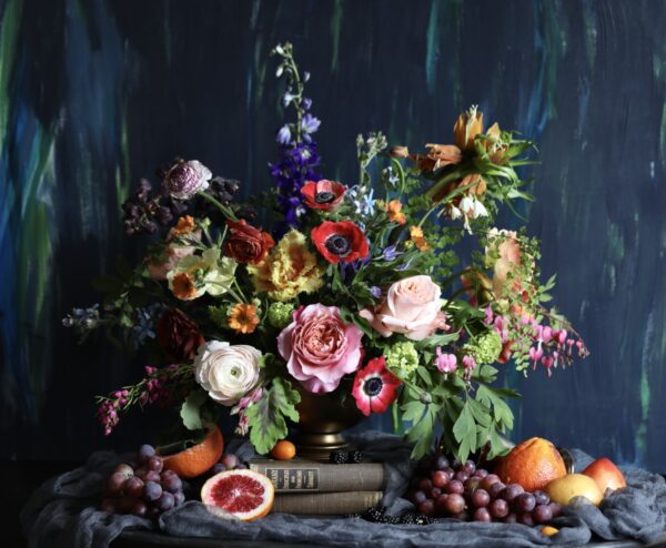 Floral Artwork inspired by Dutch Master Painters.