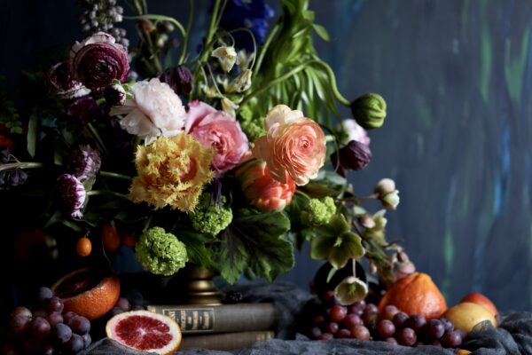 floral design class in snohomish washington with dutch master painter inspiration