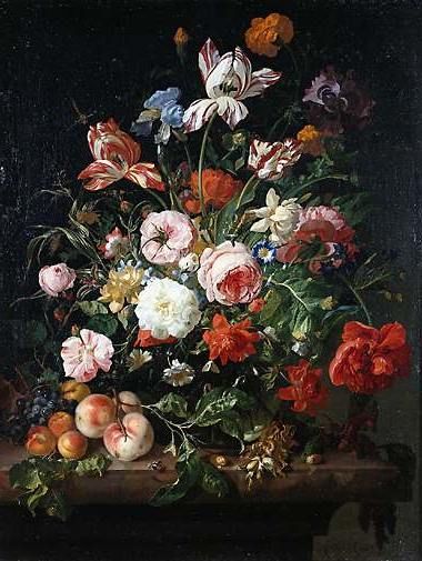 example of a flower arrangement by a dutch master painter