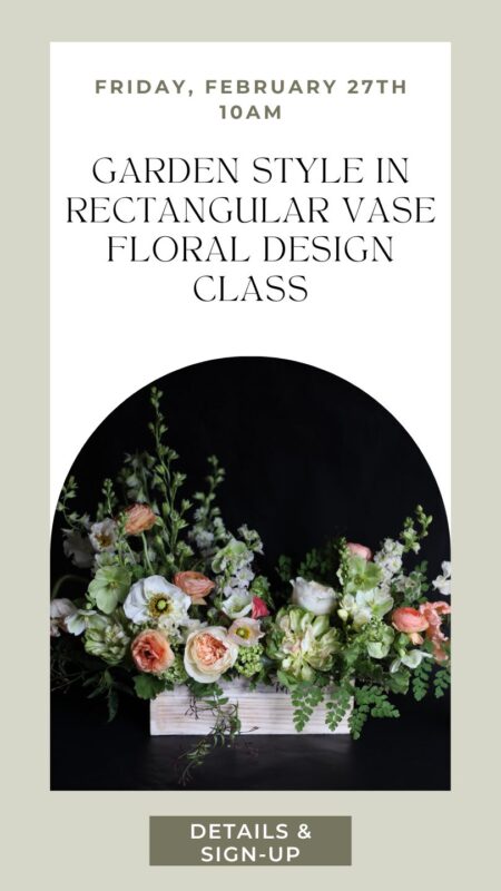 floral design class in Snohomish Washington